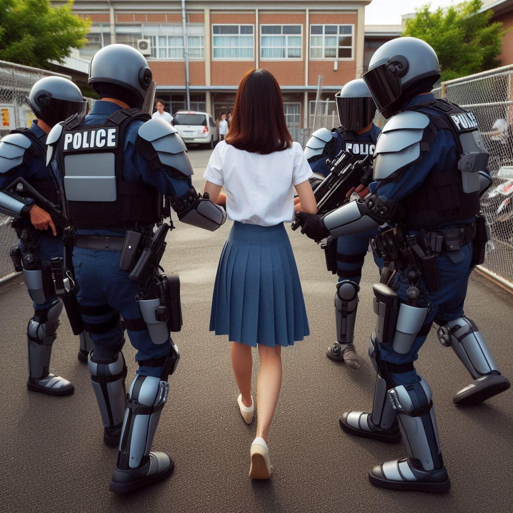 Τέσσερις μηχανές με 8 αστυνομικούς συλλαμβάνουν δασκάλα μετά από μήνυση μητέρας