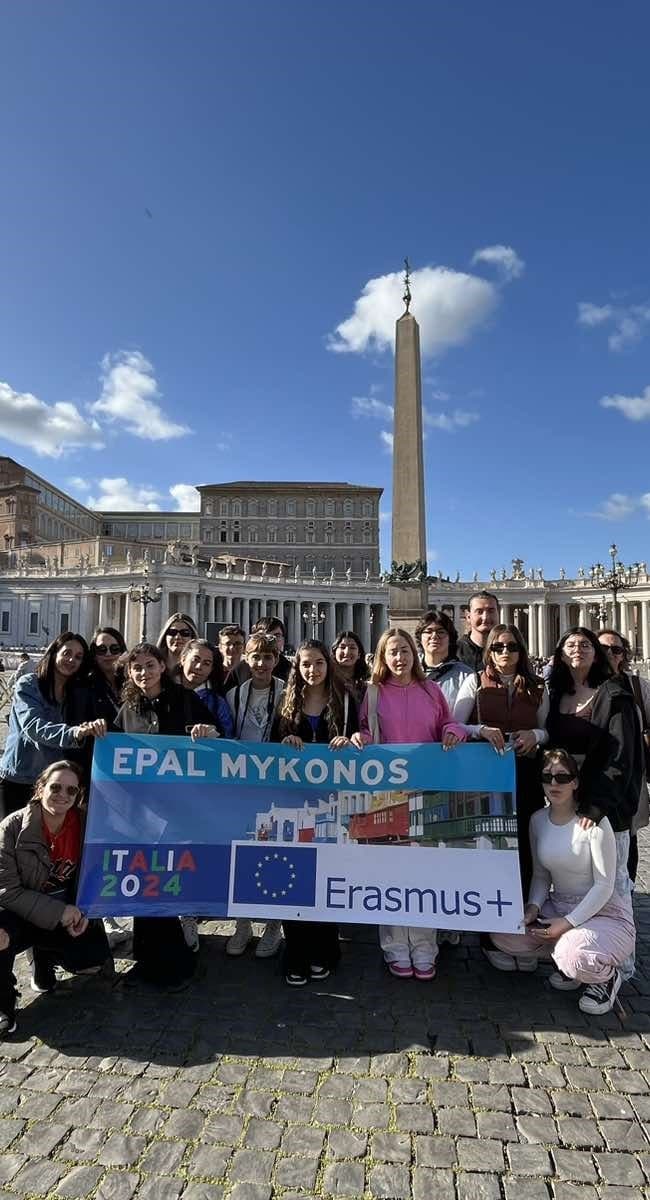 ERASMUS+ 2024: ΕΠΑ.Λ Μυκόνου στην Ιταλία για το “Hotel Digital Marketing”