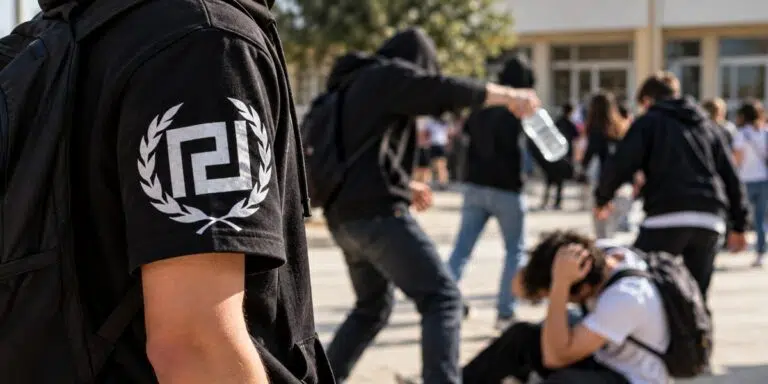 Ρέθυμνο: Καταγγελία για απειλές και επίθεση μαθητών με διακριτικά της Χρυσής Αυγής σε σχολικό συγκρότημα